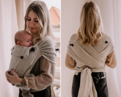 Babytrage Wrap & Go - bio-baumwolle
