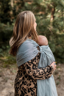 Ring sling - bio - blau