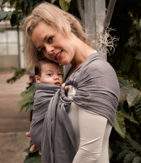 Ring sling - bio - navy