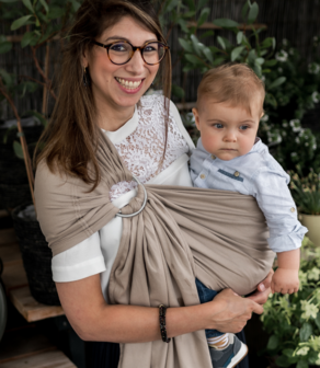 Ring sling - bio - sand