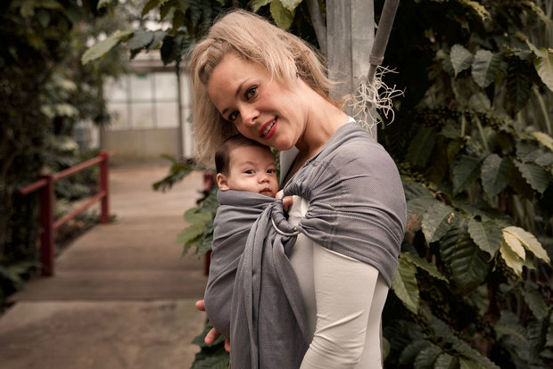 Ring sling - bio - navy