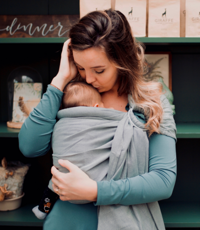 Ring sling - bio - emerald