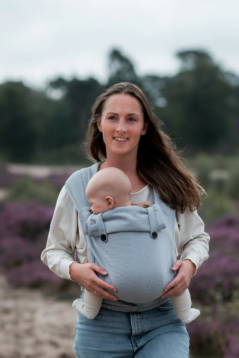 Draagzak baby blauw