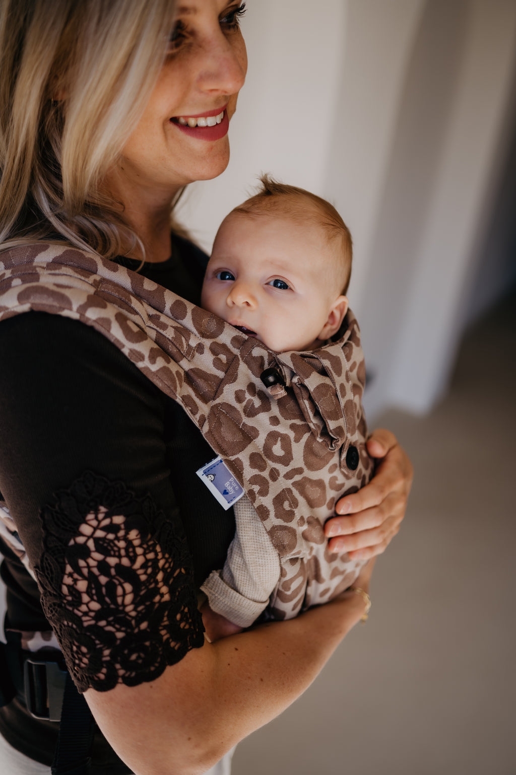 Draagzak panter pure baby love
