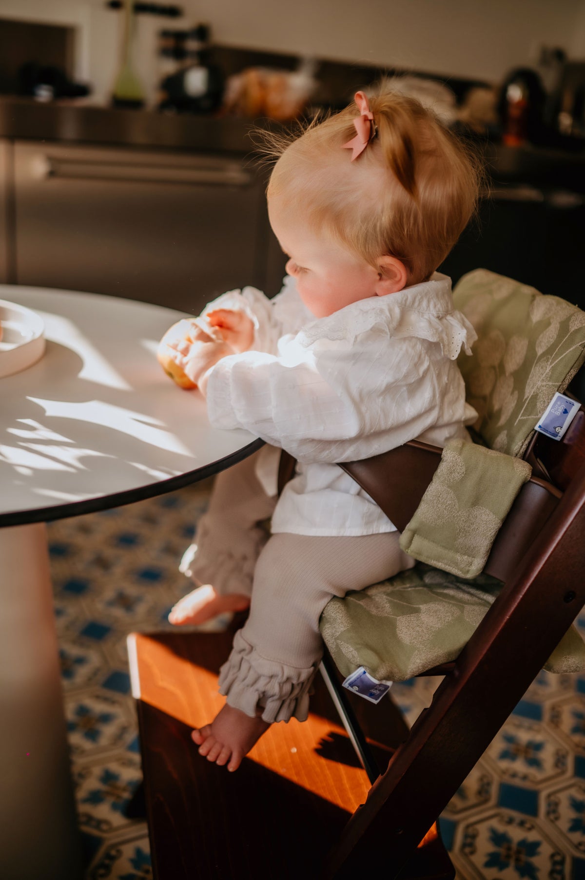 Hellblau - Sitzkissen für Tripp Trapp Kinderhochstuhl