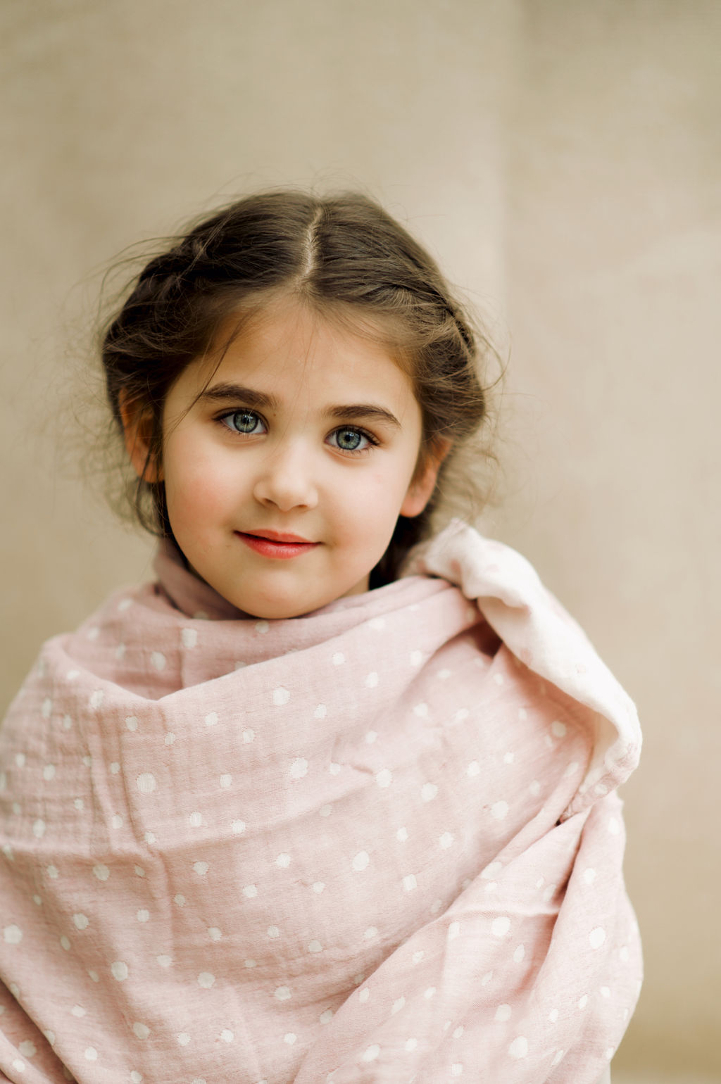 Mulltuch - Rosa Punkte - Pure Baby Love