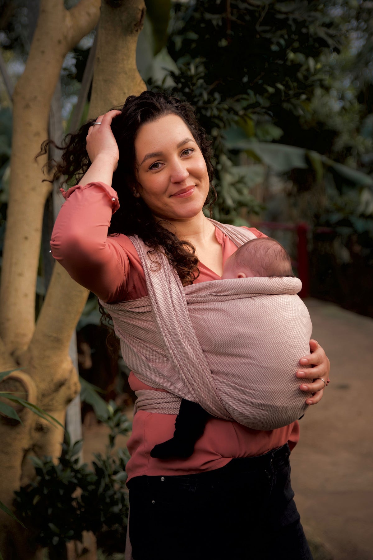 Rose - gewebte Babytrage